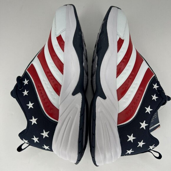 R.D.C Mens Multicolor Glory Patriotic Striped Low Top Lace Up Size 6 Sneakers - Picture 6 of 10